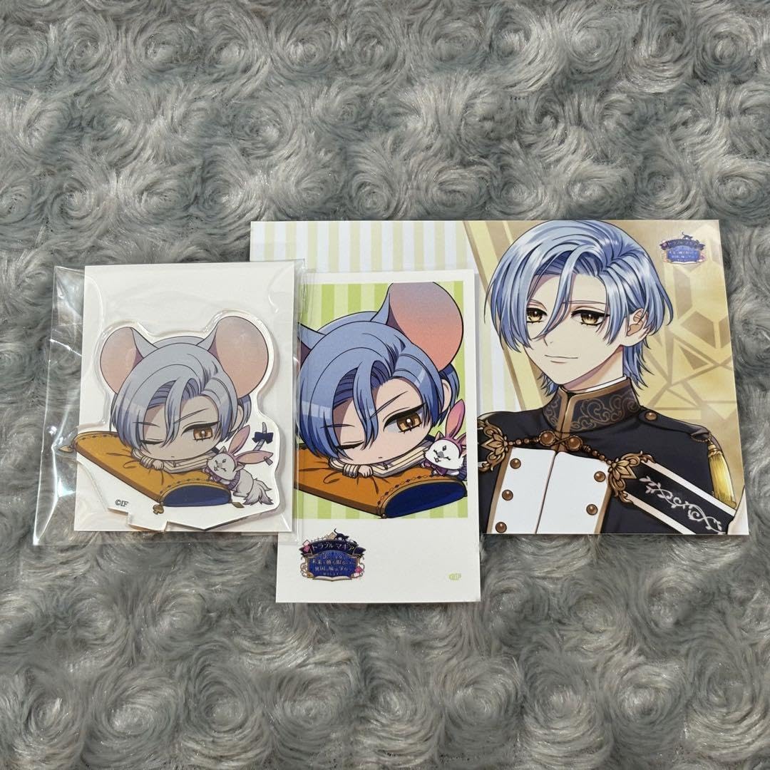 トラブル・マギア　トラマギ　ちゃれくじ　A賞D賞　アクスタ 布コースター　ラルス トラブル・マギア ～訳アリ少女は未来を勝ち取るために異国の魔法学校